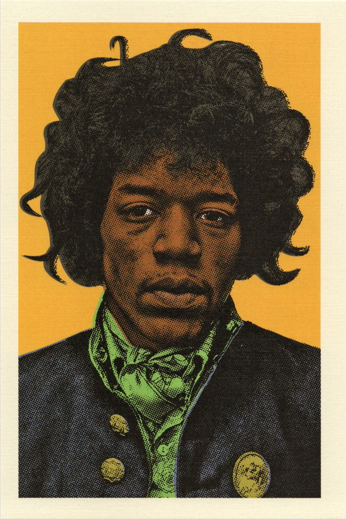 Jimi Hendrix Postcard – Dellarious