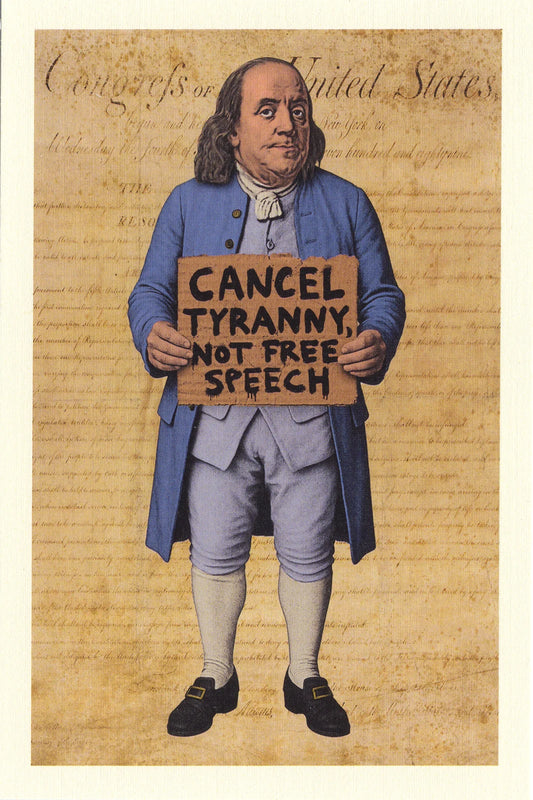Cancel Tyranny Postcard