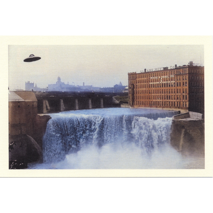 High Falls UFO Postcard