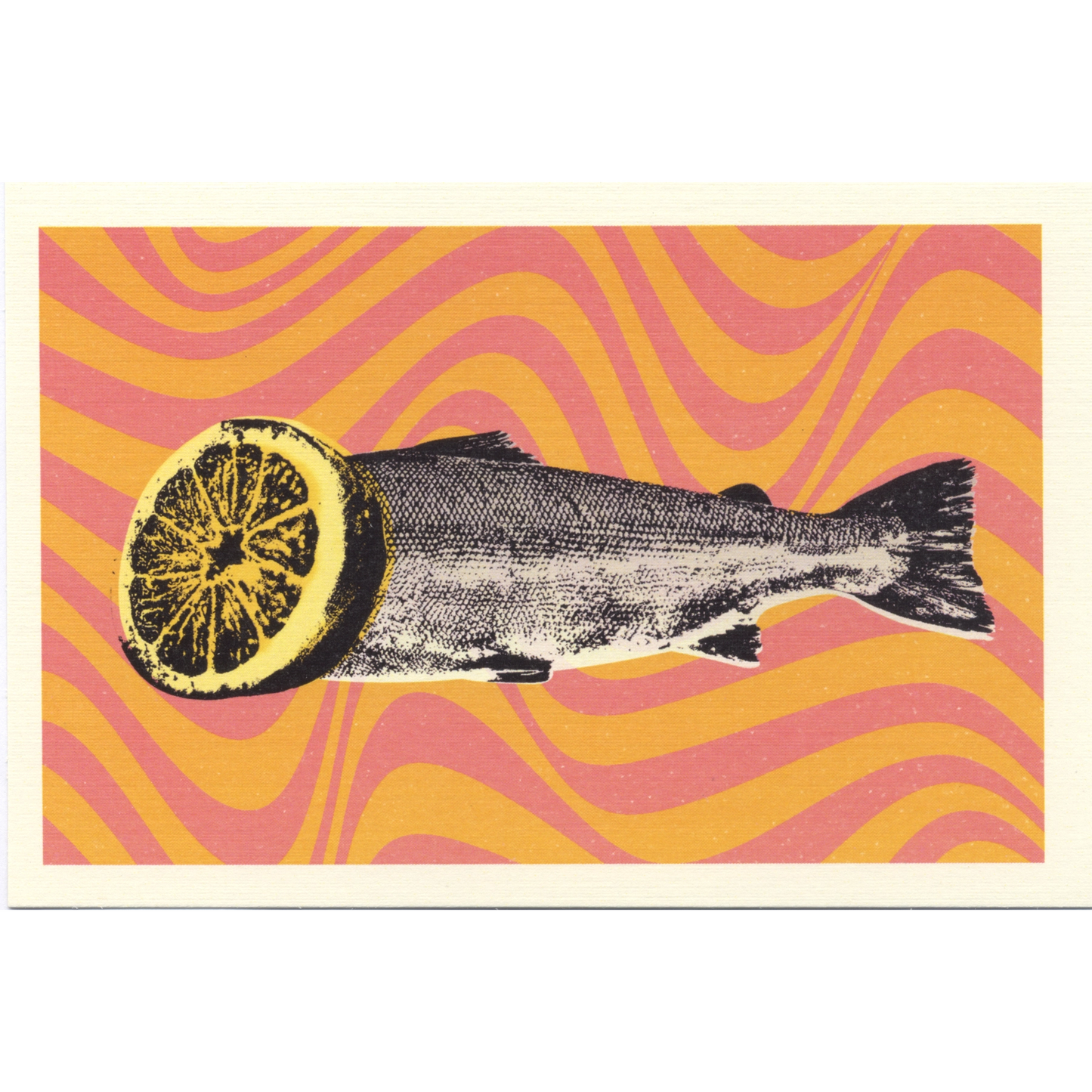 Lemon Salmon Postcard