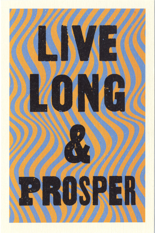 Live Long & Prosper Postcard