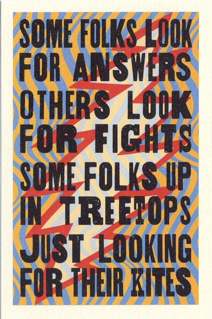 Playing in the Band Postcard