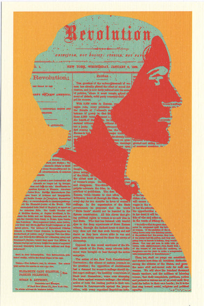 Susan B. Anthony Revolution Postcard