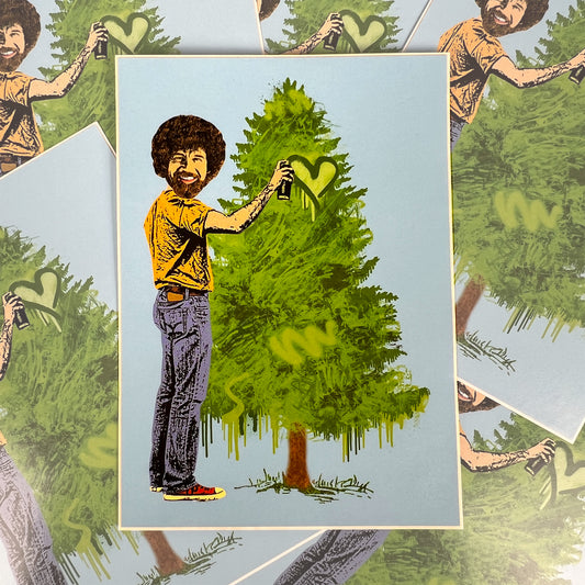 Bob Ross Sticker