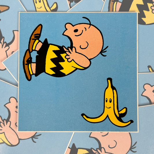 Charlie Brown / Banana Sticker