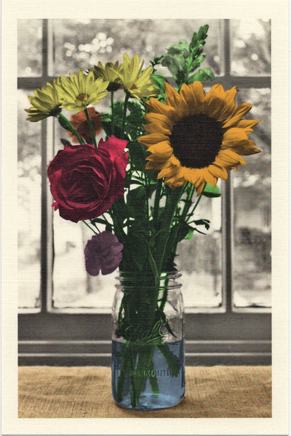 Flower Bouquet Postcard