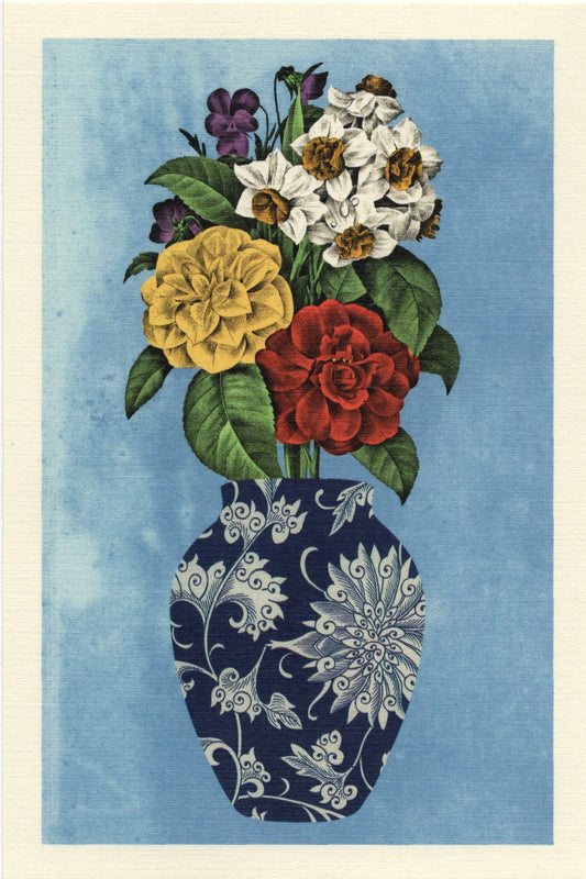 Flower Vase Postcard