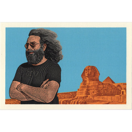 Jerry Garcia in Egypt Postcard