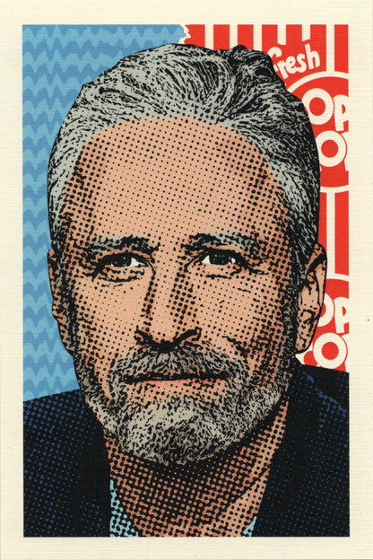 Jon Stewart Postcard
