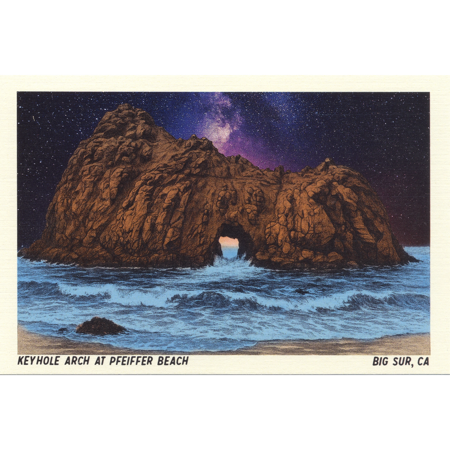 Keyhole Arch Postcard