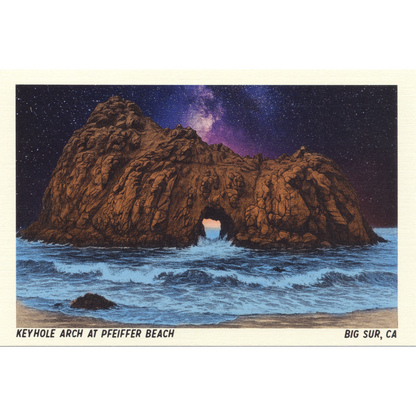 Keyhole Arch Postcard