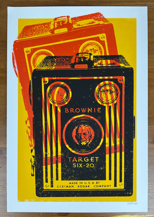 Kodak Brownie Screen Print