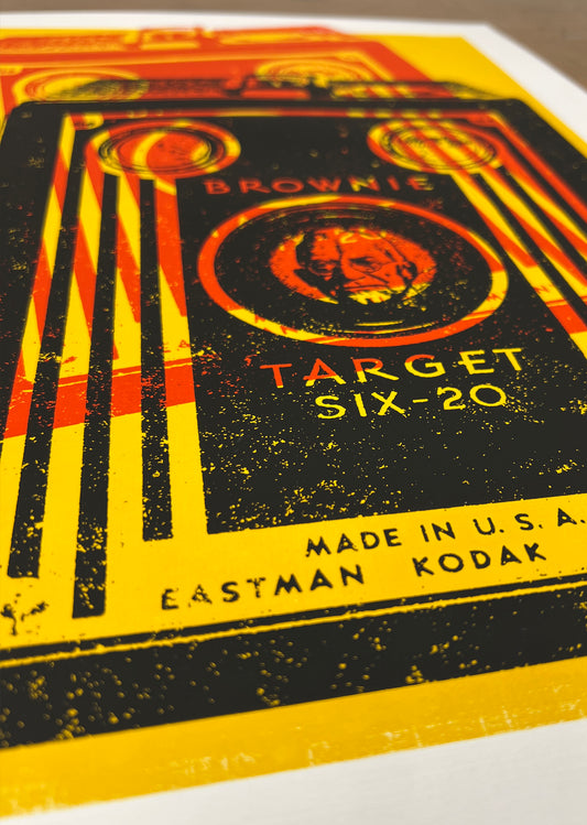 Kodak Brownie Screen Print