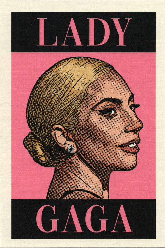 Lady Gaga Postcard