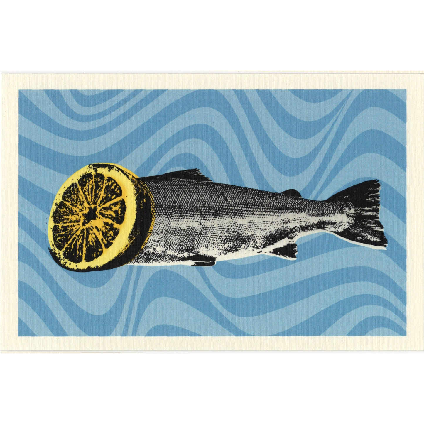 Lemon Salmon Postcard