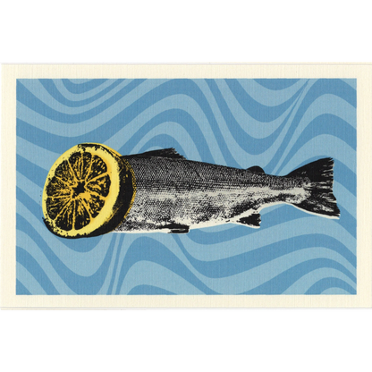 Lemon Salmon Postcard