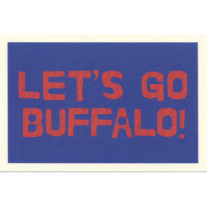 Let's Go Buffalo! Postcard