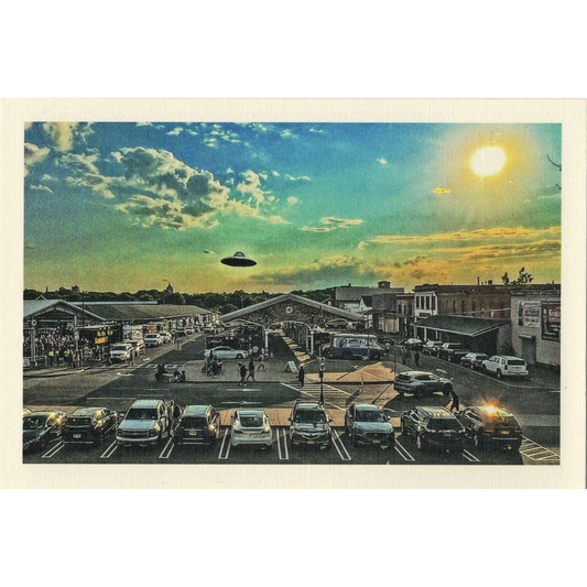 Public Market UFO Postcard