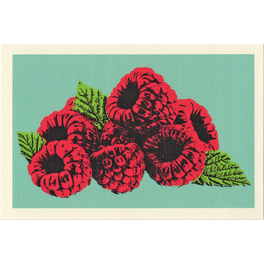 Raspberries Postcard