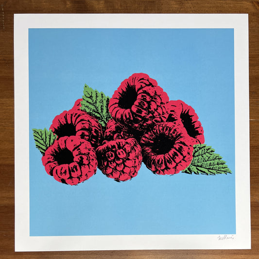 Raspberries Print
