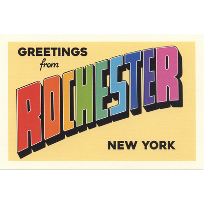 Rochester Colorful Greetings Postcard