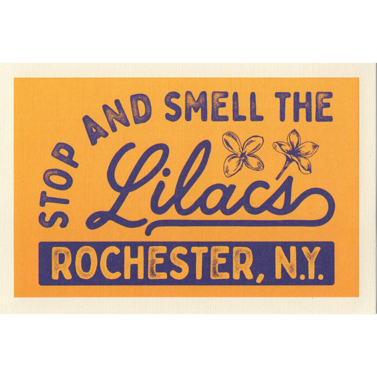 Smell The Lilacs Postcard