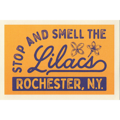 Smell The Lilacs Postcard