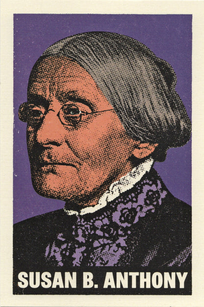 Susan B. Anthony Purple Postcard