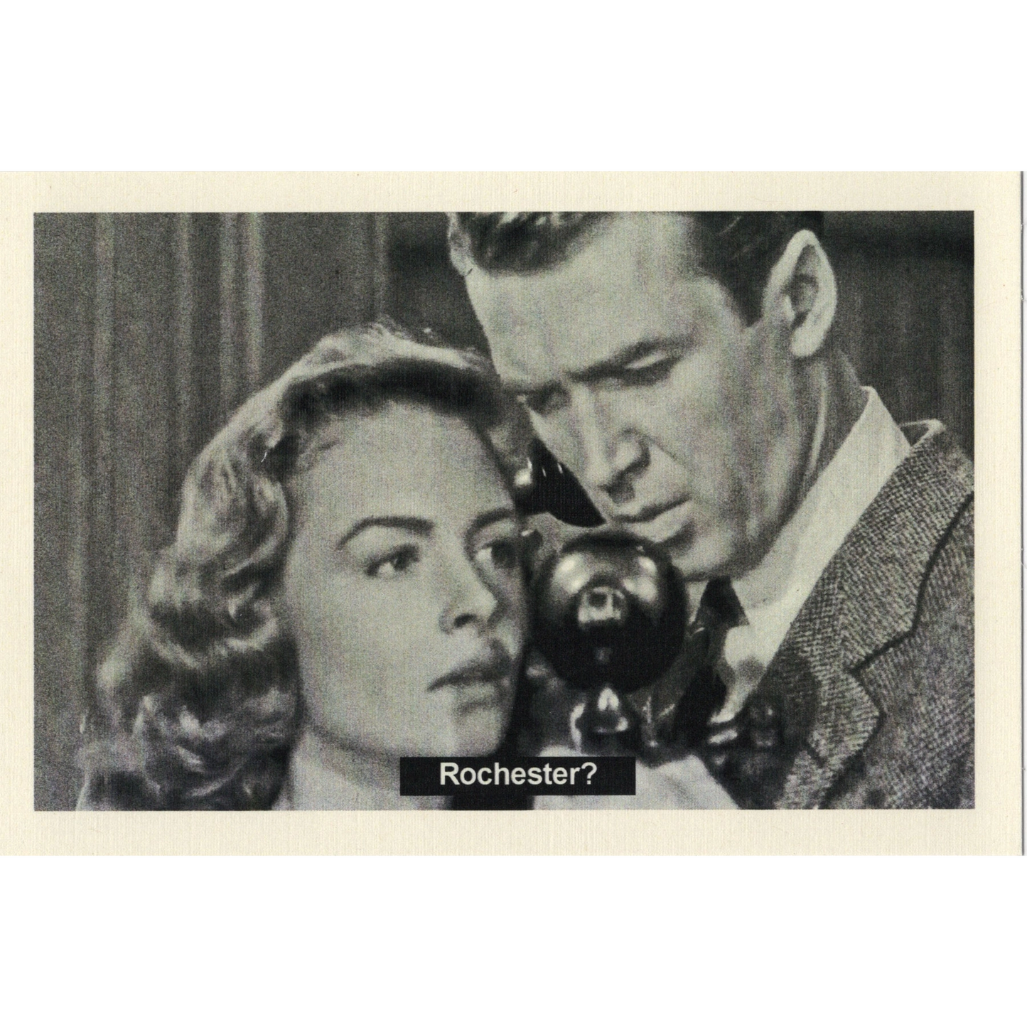 Rochester? / It's A Wonderful Life Postcard